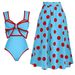 2025 European And American Bikini Two Piece Suit Women's Swimsuit Slim Sunscreen Sling Beach Bikini Swimsuit Female_ecoleips.com