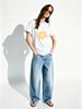 Women's Graphic Tee, Loose Fit Round Neck T-Shirt, Casual Street Fashion Summer Top_ecoleips.com