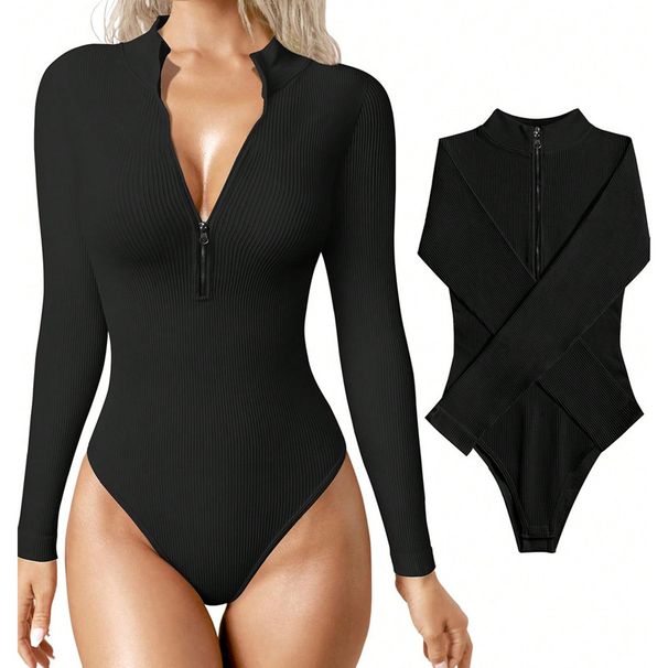 Women's Clothing Quick-drying Seamless Yoga Jumpsuit One-piece Sexy Long-sleeved One-piece Sports Fitness Yoga Clothes_ecoleips.com