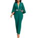Women's Clothing Black Fashion Professional Bat Sleeve Jumpsuit_ecoleips.com