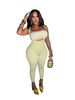 Women's Sexy Polka Dot Print Strapless Three Piece Set Tight Bodycon Suspender Pants European And American Style_ecoleips.com