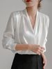 K Women's Long Sleeved Shirt With Retro Design, Professional Shirt_ecoleips.com