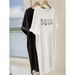 Summer Loose European And American Cartoon Cat Print Casual Comfortable Short-sleeved Round Neck Women Maternity Dress_ecoleips.com