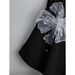 Plus-Size Embroidered Floral T-Shirt – Elegant Beaded Blouse For Women, Loose Fit & Breathable (1XL-4XL, Black)_ecoleips.com