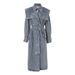 Women’s Denim Trench Coat – Mid-Length Blue Jacket With Waist-Defining Lapels (S/M/L/XL)_ecoleips.com