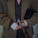 Qianhe Autumn/Winter New Japanese Retro Fashionable Plaid Lapel Blazer Slim Fit Coat For Women_ecoleips.com