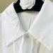 Women's New Spring Style White Shirt French Ruffle Collar Loose Fit Slimming Elegant Versatile Long Sleeved Top_ecoleips.com