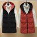 Women's Clothing Vest Solid Color Loose Long Hooded Vest Waistcoat Down Cotton Vest Jacket_ecoleips.com