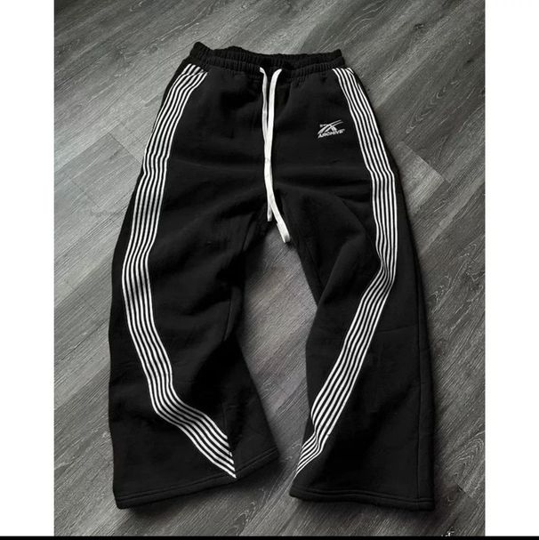 Women's Clothing Pants Sweatshirt Sweatpants Striped Sweatpants_ecoleips.com