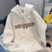 American Print Fleece Lined Long Sleeved Top for Women Casual Style Autumn Winter New_ecoleips.com