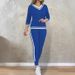 Women's European American Casual Sports Pant Set Long Sleeved Top Versatile Autumn Fashion Regular Fit Summer Thickness_ecoleips.com