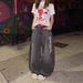 American Retro Style Hot Girl Splatter-print Denim Jeans For Women, New Summer High-waisted Loose Slimming Straight_ecoleips.com