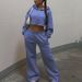 Popular Wo's Fashion Casual Suits On In Europe And America: Long-sleeve Versatile Sweatshirt Sports Set For_ecoleips.com