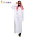 European And American Foreign Trade Party Middle East Dubai Prince Adult Male White Arabian Red Headscarf Performance_ecoleips.com