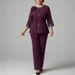 Women's Clothing Elegant Leopard Print Patchwork Floral Suit For Women Plus Size Summer New_ecoleips.com