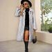 Autumn And Winter New Women's Square Collar Fur Long Coat Coat Women's Europe And America_ecoleips.com