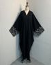 F422 Foreign Trade Cross-Border E-commerce Independent Station Arabic Embroidery Floral Fashionable Outerwear Abaya Robe_ecoleips.com