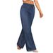 Summer High Waisted Slimming Floor Length Tencel Denim Jeans Loose Fit Versatile Casual Style for Women 2026 New Arrival_ecoleips.com