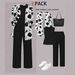 Women's Plus Size Three Piece Set Floral Print Top Solid Color Vest Straight Leg Pants Autumn Fashion Ensemble_ecoleips.com