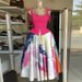 Women's Floral Print Bow Detail Camisole And Flared Skirt Set - Spring Elegance Two-Piece Outfit_ecoleips.com