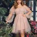 Women's Clothing Autumn And Winter New Style Celebrity Banquet Champagne Color Fairy Elegant Long Sleeve Annual Meeting Host Female_ecoleips.com