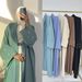 Loriya2024 Middle East Turkey Dubai Moon Embroidery Elegant Cardigan Robe LR785_ecoleips.com