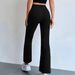 AC841 Spring/Summer New Casual Comfortable Fashionable Versatile High-Waisted Slimming And Height-Enhancing Slight Flare_ecoleips.com