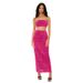 Sequin Backless Women's High-End Sense Tube Top Little Casual Fashion Set Women_ecoleips.com
