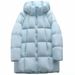 Women's Clothing Ultra-Light Puffer Hooded Coat For Women - Mid-Length Winter Jacket With Cloud-Like Warmth, Straight Cut, Zipper Closure_ecoleips.com