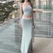 AD130 Fashionable 2025 Summer Girl Style Fresh Sweet Women's Sleeveless Fashion Casual Suit Factory Wholesale_ecoleips.com
