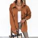 Elegant Long Sleeve Wool Blend Coat For Women - Notch Lapel, Button Front & Belted Waist - Pure Color Office & Casual Outerwear (S-3XL, 7 Colors)_ecoleips.com