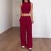 Women's Y2K Design Spring/Summer Vest And Trousers Suit Relaxed Everyday Wear Versatile Comfortable Feshion Trend_ecoleips.com