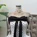 Women Sexy Strapless Backless Polka Dot Bow A Line Dress Party Birthday Evening Ball Gowns Nightclub Show Wear Fashion Vestido_ecoleips.com