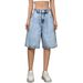 High Waisted Women's Denim Shorts Loose Fit Hip Covering Slimming American Retro Wide Leg Summer Style_ecoleips.com