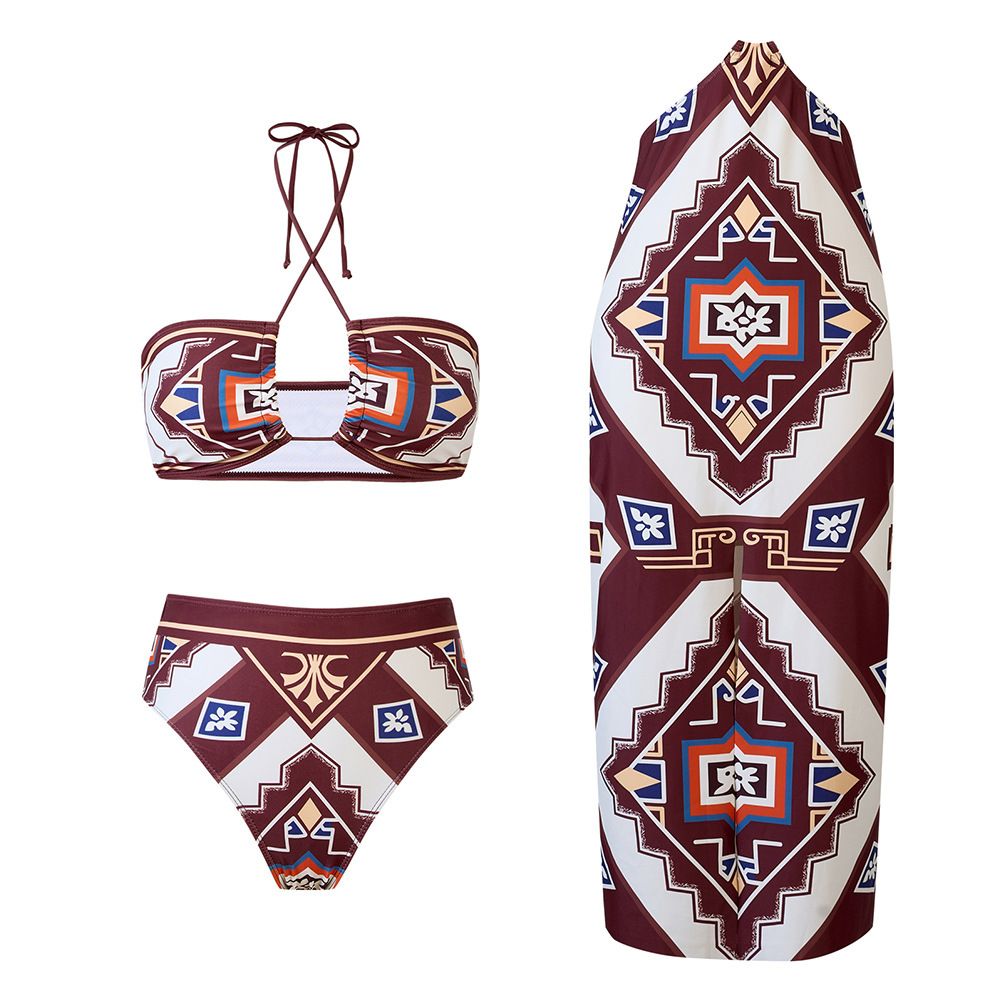 Women's Clothing Split Women's Swimsuit Vacation Bikini Swimsuit_ecoleips.com