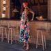 Independent Website Cross-border European And American 2026 Summer Dress, Halter Neck, Sleeveless, Printed A-line_ecoleips.com