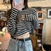 Colorful Striped Long-Sleeve T-Shirt For Women Perfect For Autumn Casual Wear. Slimming Design With Built-In Base Laye_ecoleips.com