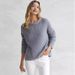 Round Neck Raglan Sleeve Sweater Women's Autumn And Winter Warm Versatile Pullover Knitwear_ecoleips.com