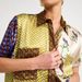 Women's Fashion Printed Tether Suit Color Match Short Sleeve European American Style Holiday Leisure Clothing Set_ecoleips.com