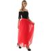 K Women's Mesh Half Body Long Skirt, Gauze Skirt_ecoleips.com
