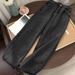 Women's Clothing Straight High Waist Jeans For Female Students Loose Retro Wide Leg Bf Hyuna Style Mopping Pants_ecoleips.com