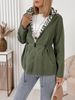 Women’s Waterproof Trench Coat – Slim Fit Windproof Hooded Jacket (Breathable Polyester, All-Season Commuter Coat)_ecoleips.com