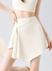 K Two Piece Set Of Short Skirts, High Waist, Lifted Buttocks, Nude Yoga Pants, Shorts, Fart Curtain, Breathable Sports Pants, Short Fitness Shorts_ecoleips.com
