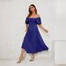 Real Shot Of 2024 Cross-border European And American Women's Fashion Foreign Trade Summer Solid Color_ecoleips.com