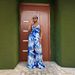 Women's Clothing Spring New Sexy Halter Neck Trousers Women's Fashion Tie Dye Print Suit_ecoleips.com