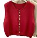 K Fashionable Knitted Vest For Women With Rainbow Buttons; Wear It Over A Sweater._ecoleips.com