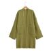 Women's Clothing Thick Needle Sweater Chunky Knit Cardigan Oversized Longline Coat With Pockets - Cozy Loose Fit Korean Style Open Front Sweater_ecoleips.com