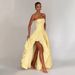 Summer New Arrival Women's Slim Waist Pleated Tutu Skirt Suspender Dress Fresh Temperament Solid Color Lace Low Cut 2025_ecoleips.com