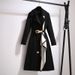 Spring Autumn Korean Style Women's Long Sleeve Coat Casual Temperament Fashion Windbreaker Mid-Length Jacket For Ladies_ecoleips.com