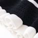 Fashion Contrasting Color Long-sleeved Laminated Decorative Knitted Sweater_ecoleips.com